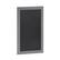 Front. Alamont Home - Canterbury 20"W x 0.75"D x 30"H Magnetic Wall Mounted Chalkboard - Grey.