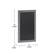 Alt View 14. Alamont Home - Canterbury 20"W x 0.75"D x 30"H Magnetic Wall Mounted Chalkboard - Grey.