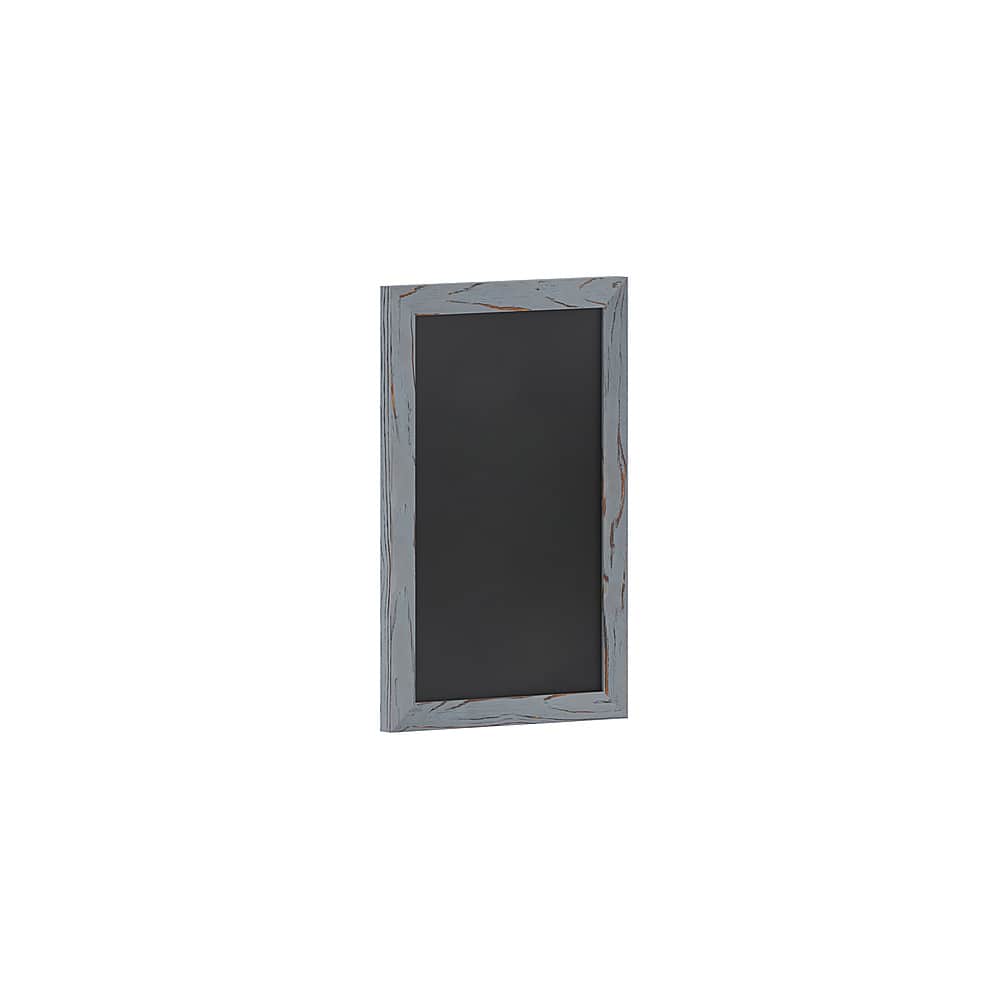 Front. Alamont Home - Canterbury 11"W x 0.75"D x 17"H Magnetic Wall Mounted Chalkboard - Grey.