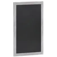 Alamont Home - Canterbury 24"W x 0.75"D x 36"H Magnetic Wall Mounted Chalkboard - White Washed - Front_Zoom