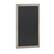 Front. Alamont Home - Canterbury 24"W x 0.75"D x 36"H Magnetic Wall Mounted Chalkboard - Weathered Brown.