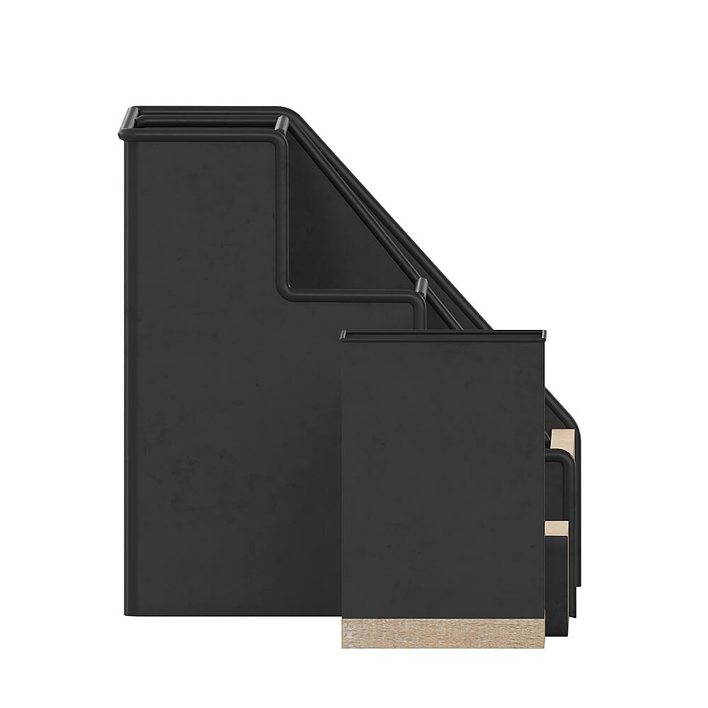Alt View 17. Alamont Home - Comerford 9.75"W x 6"D x 7.25"H Desk Organizer - Black.