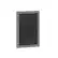 Front. Alamont Home - Canterbury 18"W x 0.75"D x 24"H Magnetic Wall Mounted Chalkboard - Grey.