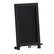 Front. Alamont Home - Canterbury 12"W x 1.88"D x 17"H Magnetic Tabletop Chalkboard - Black.