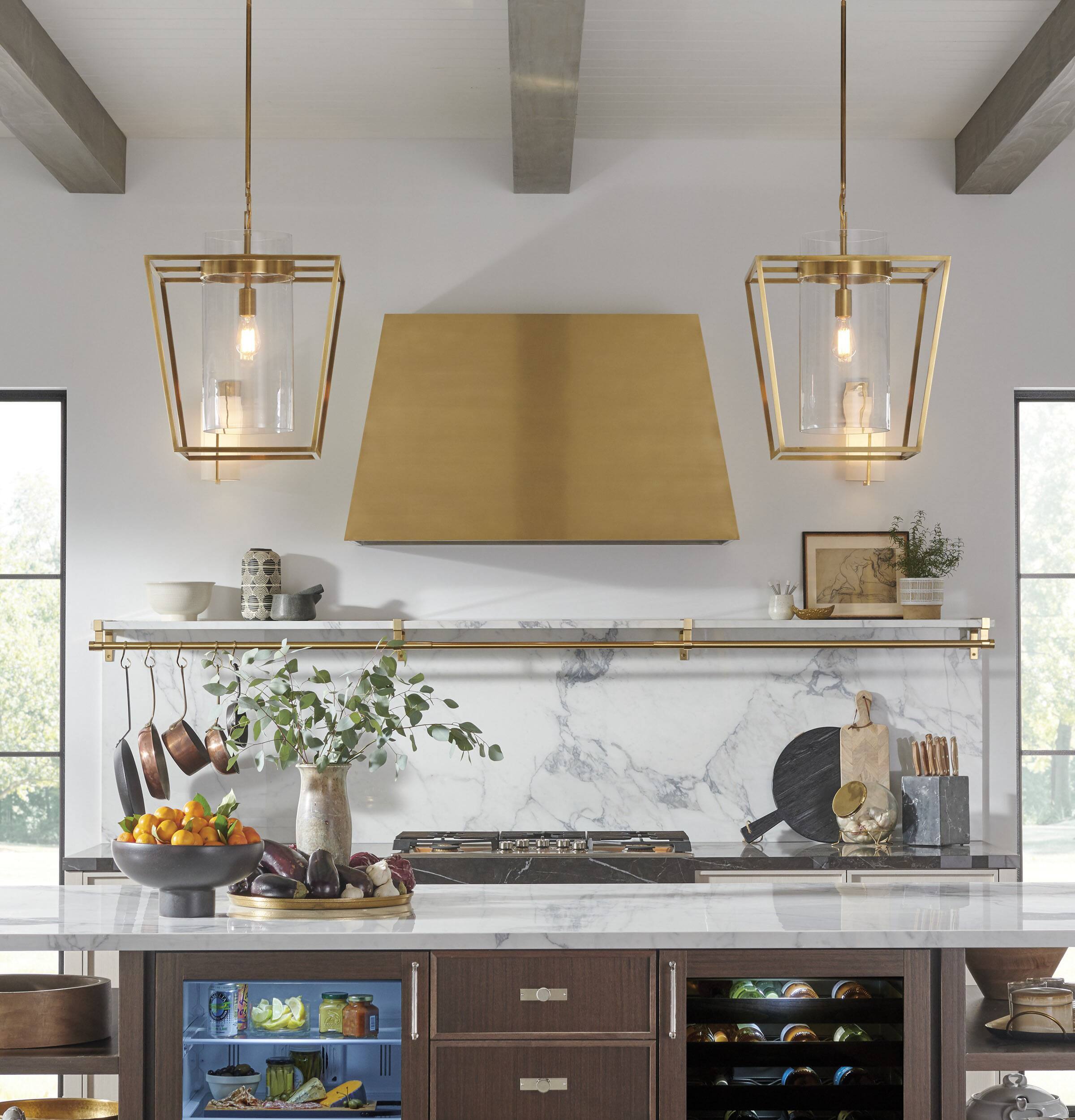 Alt View 11. Monogram - 48" Custom Convertible Range Hood - Custom Panel Ready.