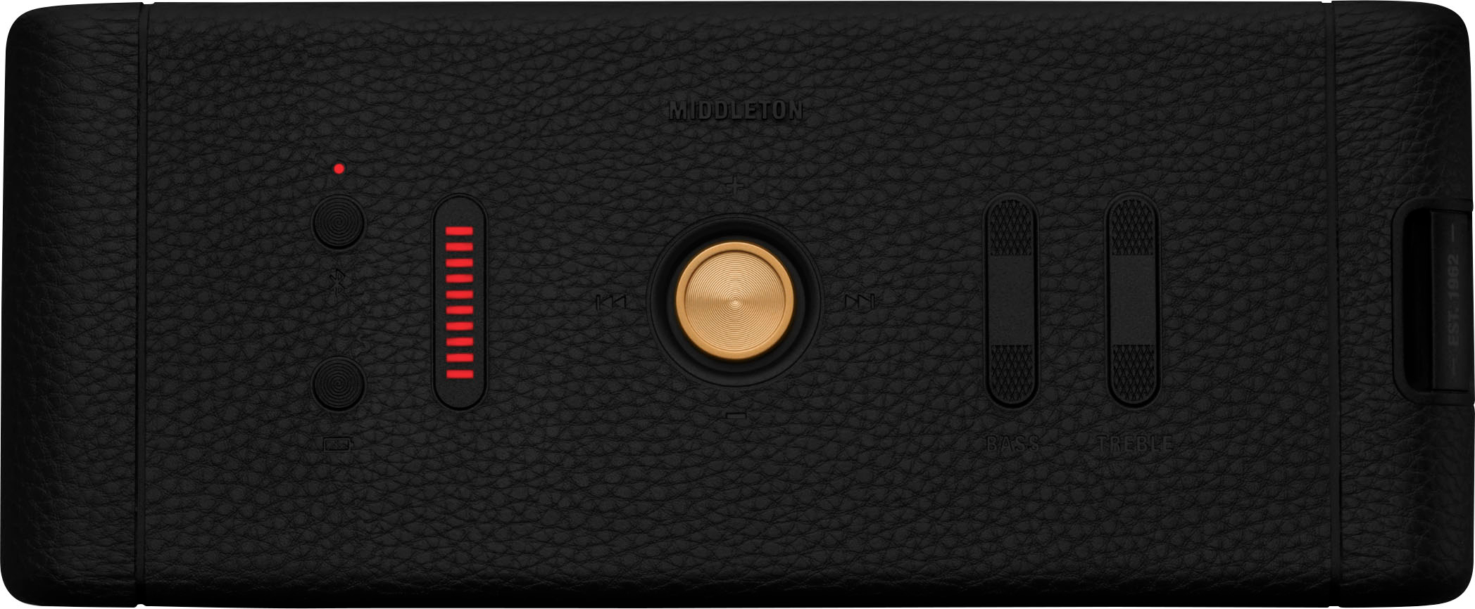 Marshall Middleton - Portable Bluetooth Speaker with Power Bank and  Detachable Carry Strap, 20+ Hours of Portable Playtime - Black & Brass :  : Electronics