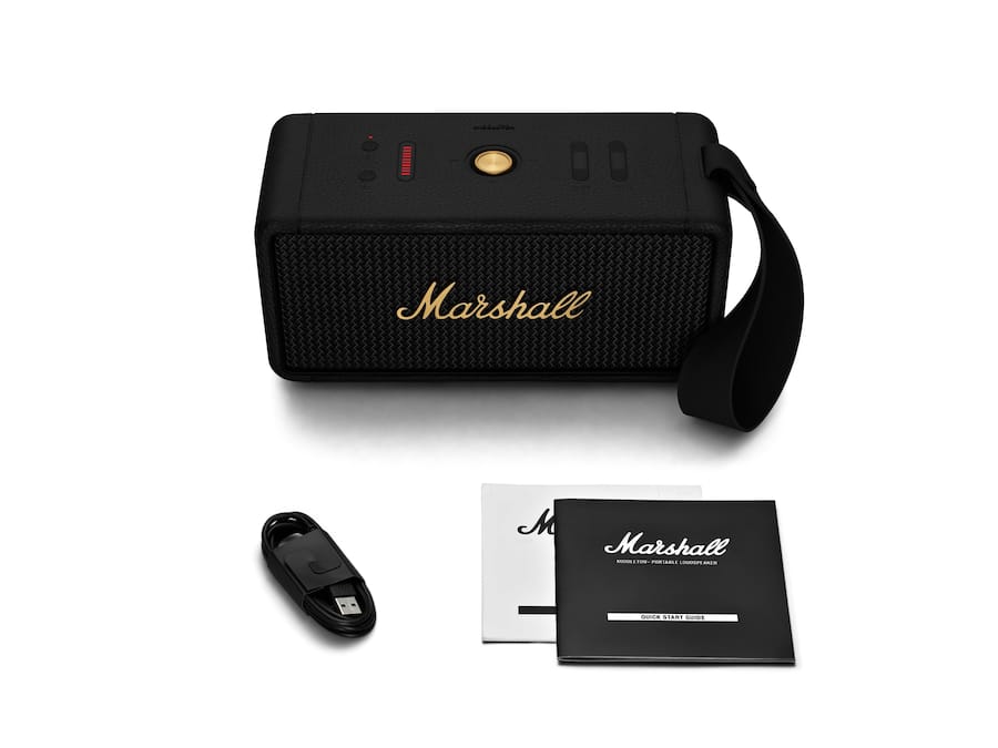 Marshall Middleton Portable Bluetooth Speaker with Rugged Marshall Middleton Portable Bluetooth Speaker with Rugged