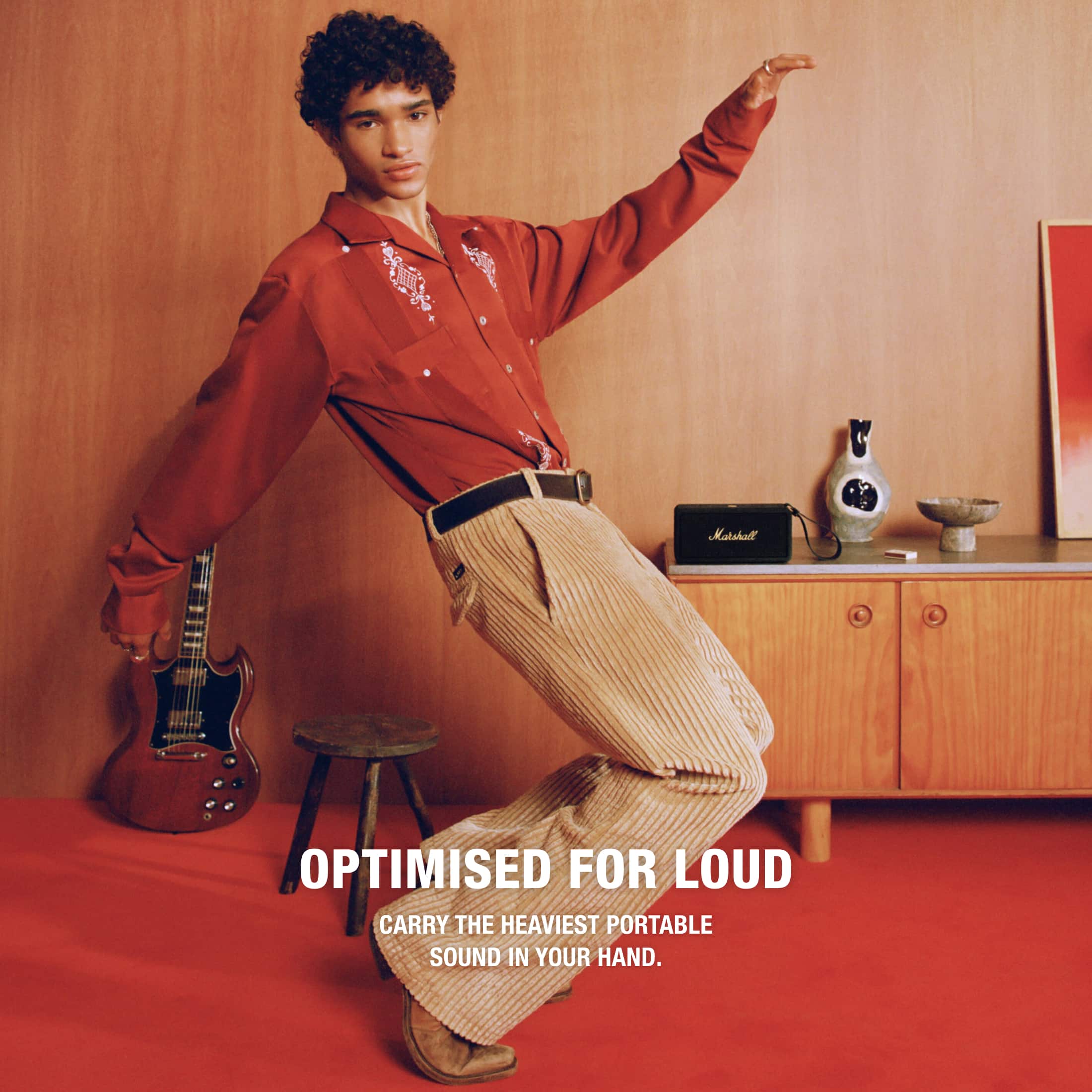 Optimised for loud carry the heaviest portable sound in your hand.