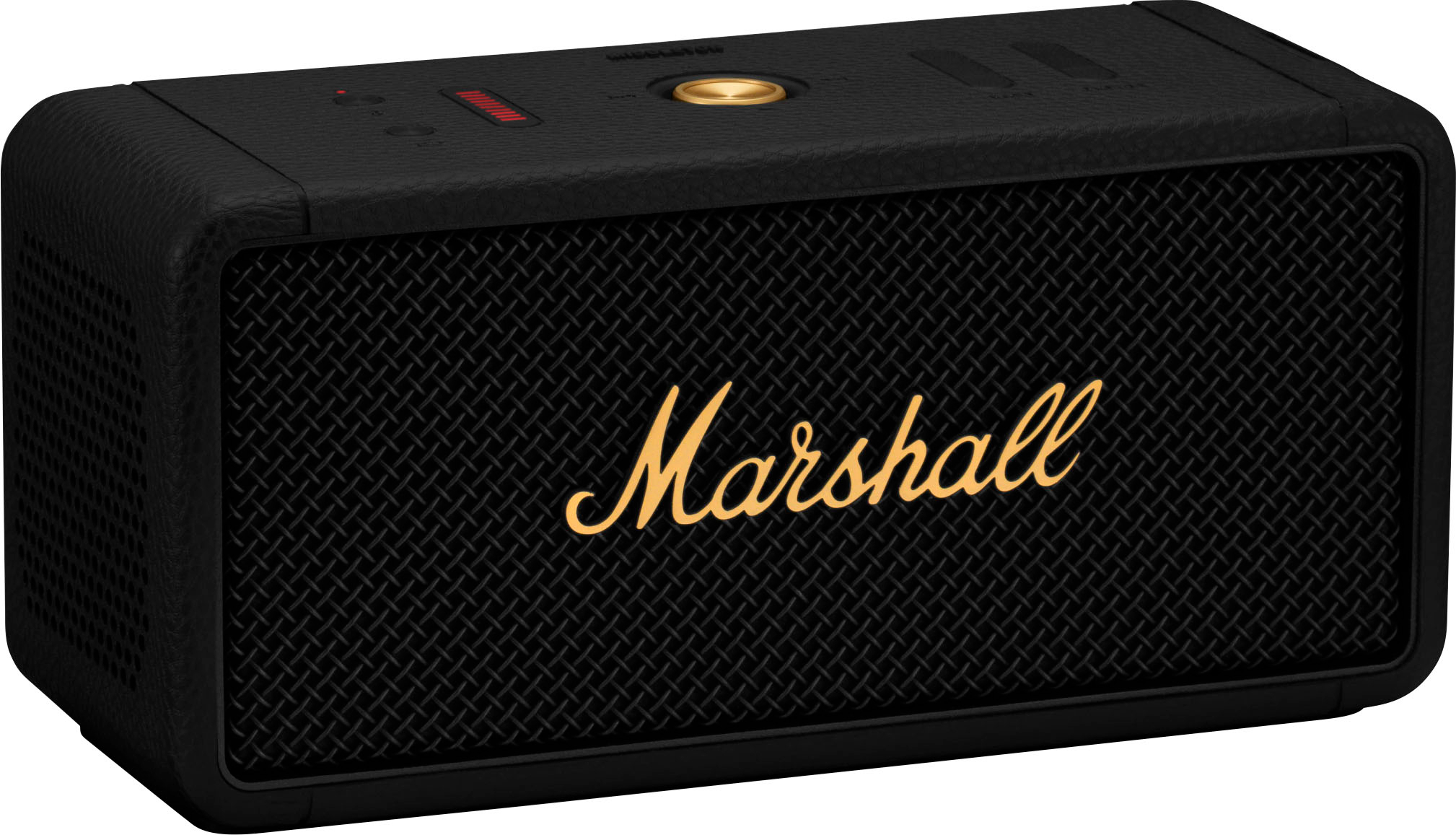 Marshall MIDDLETON BLUETOOTH PORTABLE SPEAKER Black/Brass 1006034 - Best Buy
