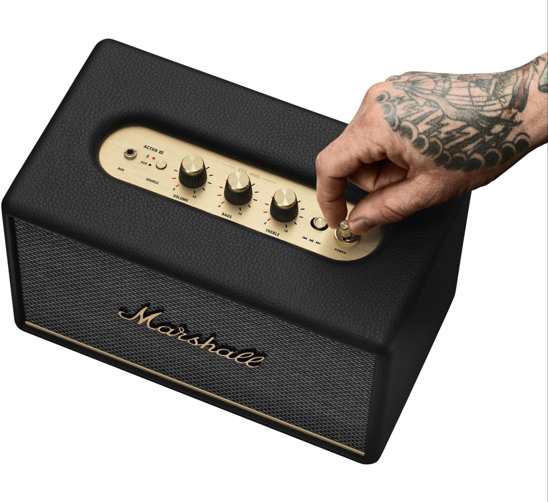 Marshall Acton III Bluetooth Speaker Best Buy 1006008 Black 