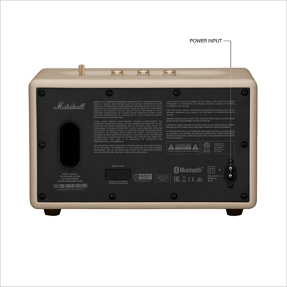Best Buy: Marshall Acton III Bluetooth Speaker Cream 100609