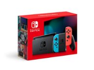 Nintendo - Geek Squad Certified Refurbished Switch with Neon Blue and Neon Red Joy‑Con