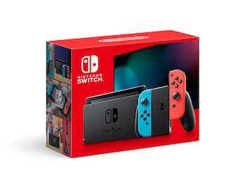 Geek Squad Certified Refurbished Switch with Neon Blue and Neon Geek Squad Certified Refurbished Switch with Neon Blue and Neon