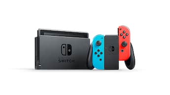 Geek Squad Certified Refurbished Switch with Neon Blue and Neon Geek Squad Certified Refurbished Switch with Neon Blue and Neon