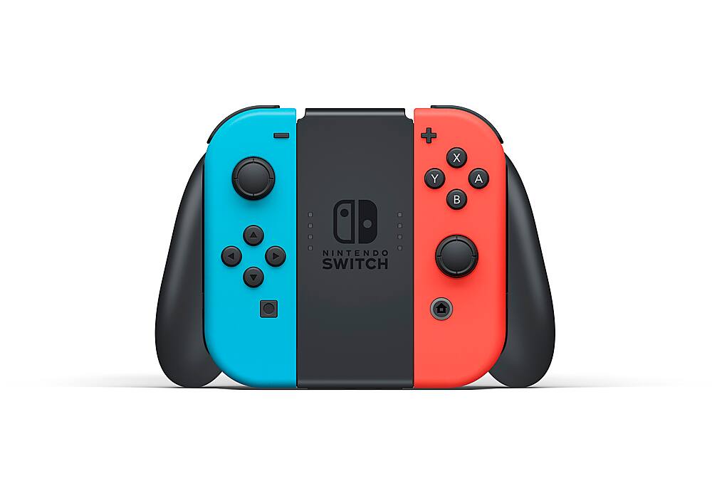 Alt View 14. Nintendo - Geek Squad Certified Refurbished Switch with Neon Blue and Neon Red Joy‑Con.