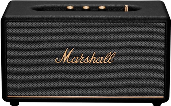 Diplomatiske spørgsmål Ellers fabrik Marshall Stanmore III Bluetooth Speaker Black 1006014 - Best Buy