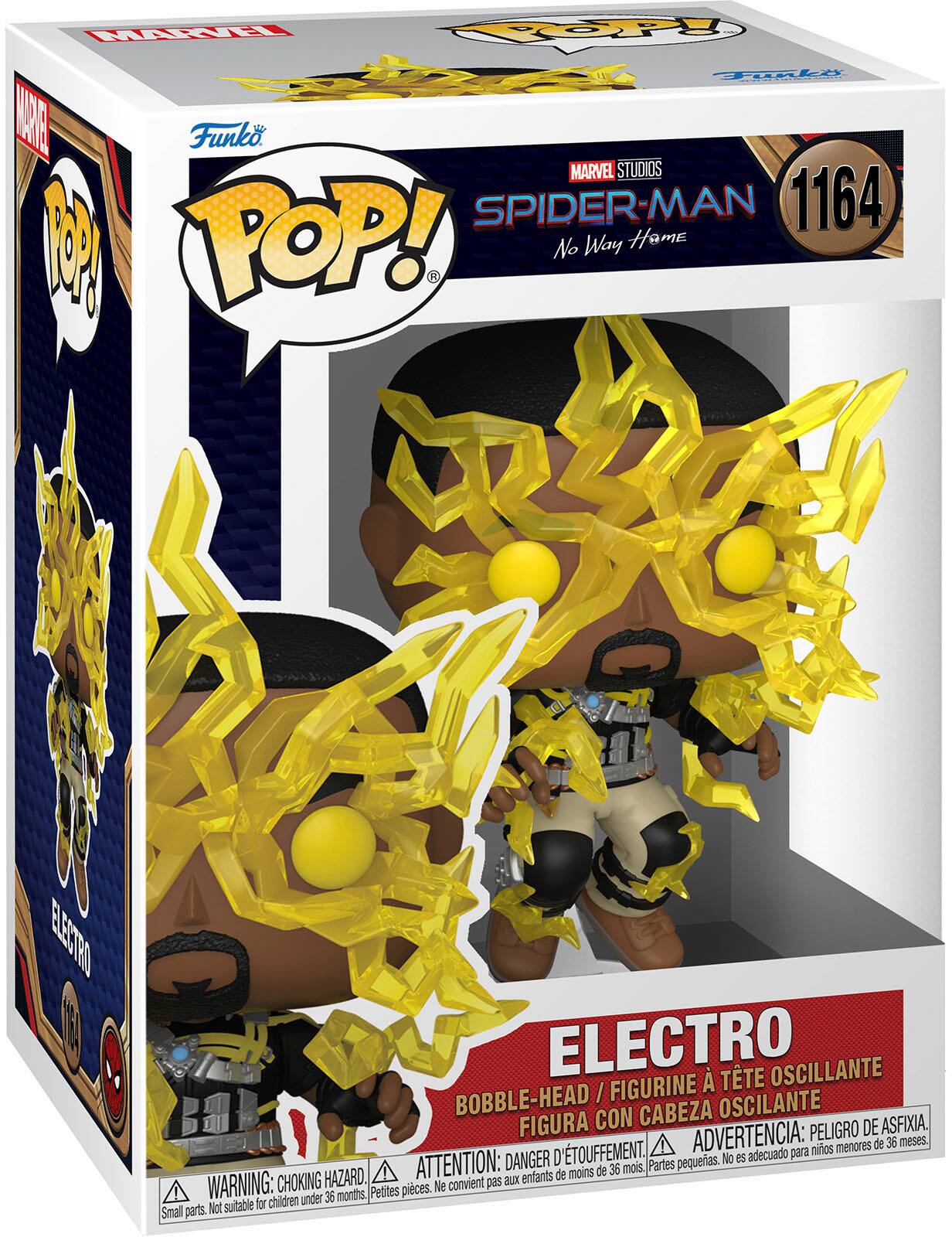 Angle. Funko - POP! Marvel: Spider Man: No Way Home- Electro Finale.