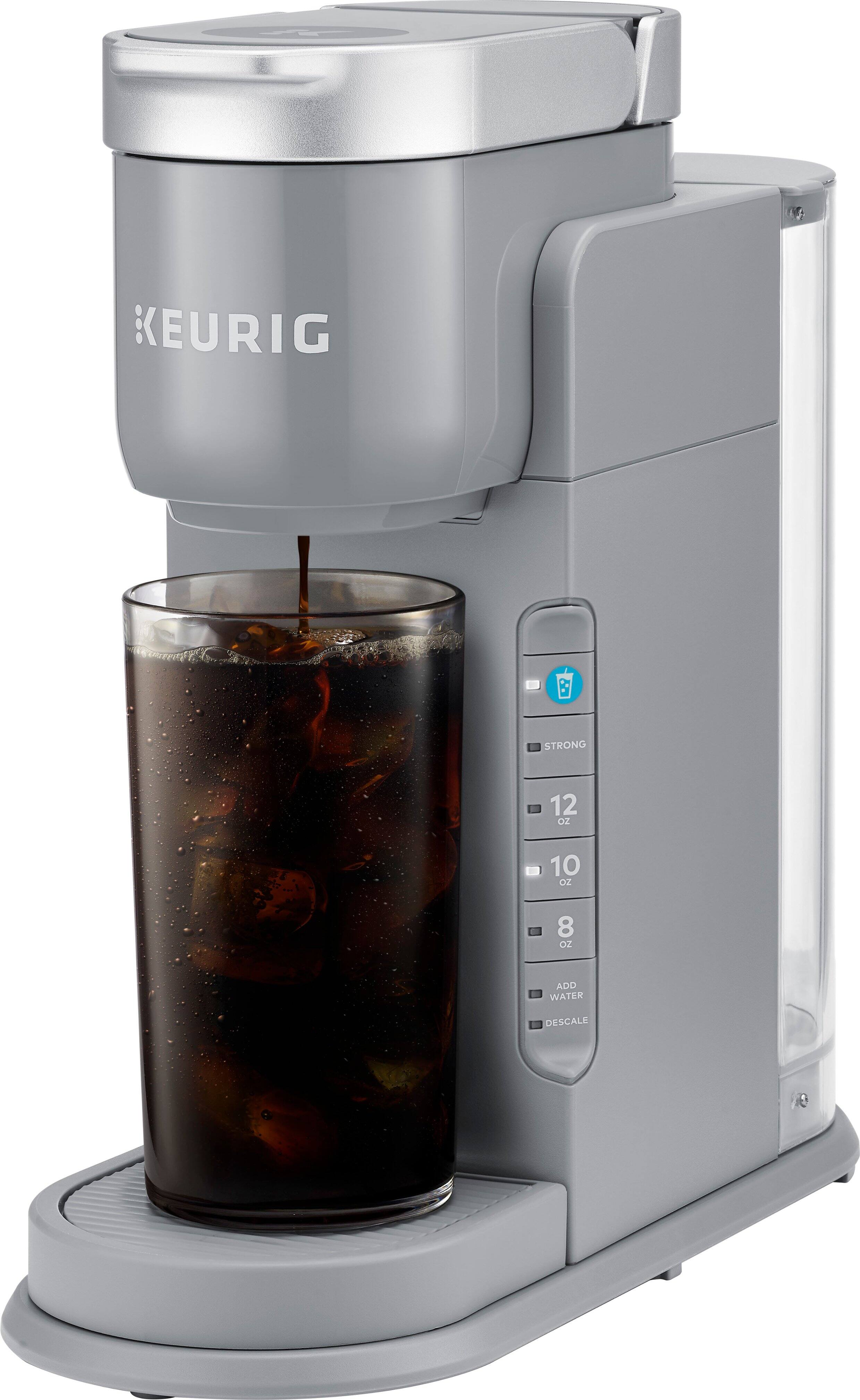 Angle. Keurig - K-Iced Single Serve K-Cup Pod Coffee Maker - Gray.