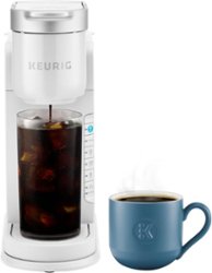 Keurig - K ICED Single Serve Coffee Maker- White - White - Front_Zoom