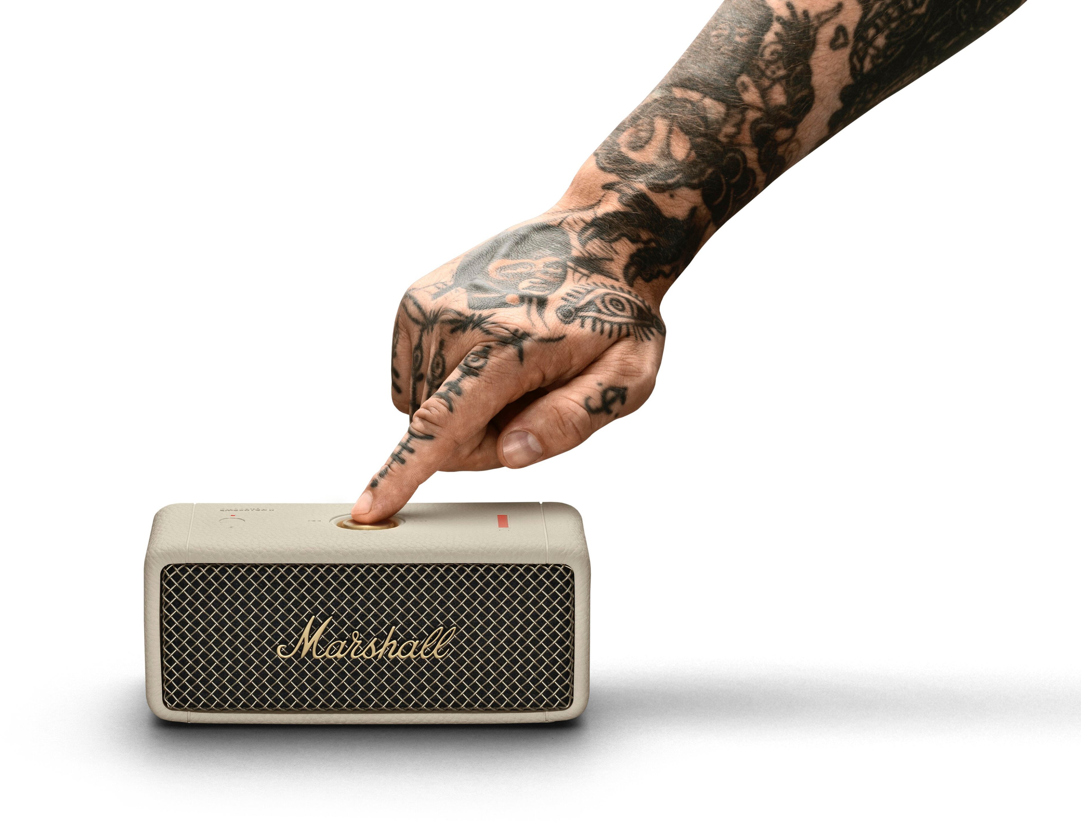 Marshall Emberton II Bluetooth Speaker Cream 1006237 - Best Buy