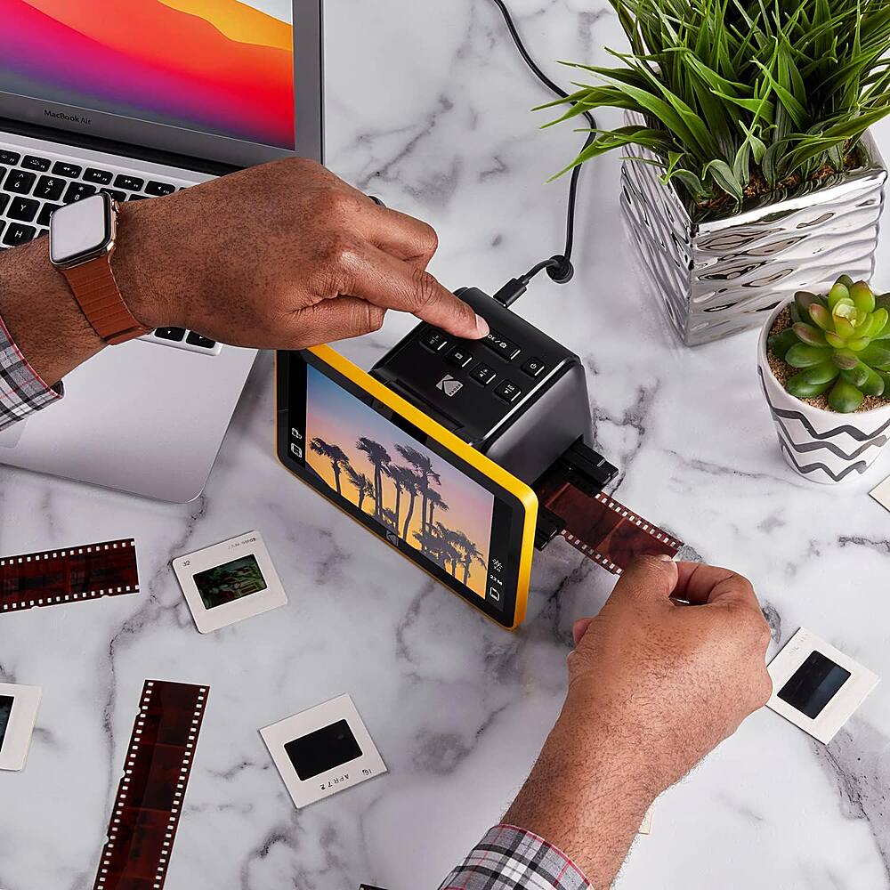 Alt View 17. Kodak - Slide N Scan Digital Film Scanner with 7" LCD Screen - Black.