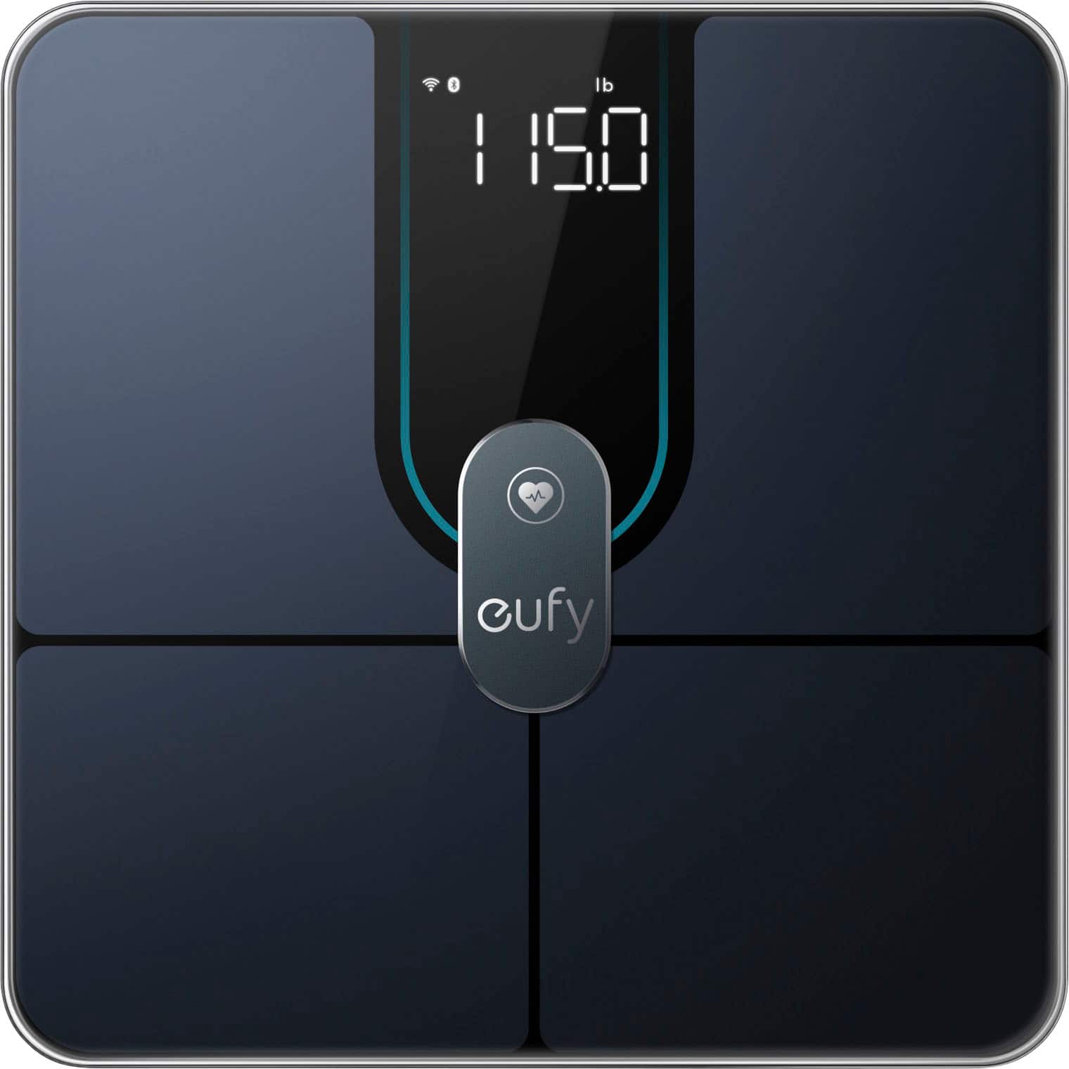 Angle. Anker - eufy Smart Scale P2 Pro - Black.
