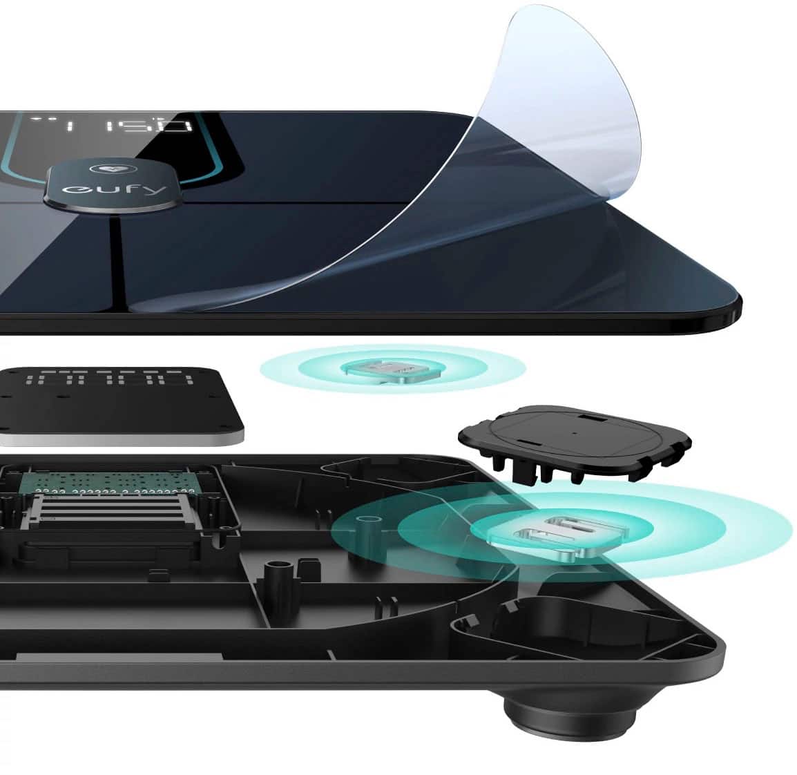 Alt View 11. Anker - eufy Smart Scale P2 Pro - Black.