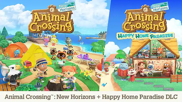 Front. Nintendo - Animal Crossing: New Horizons Bundle. - E (Everyone)