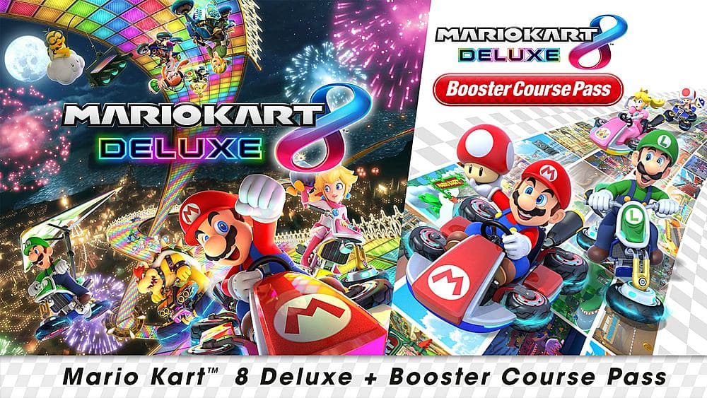 Nintendo Switch - OLED: Mario Red Edition Bundle with Mario Kart 8