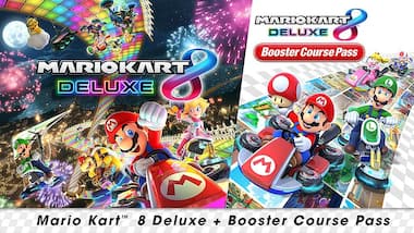 Nintendo Switch OLED White - Mario Kart 8 Deluxe - Character Group Luigi,  Peach + 128GB Card & More 