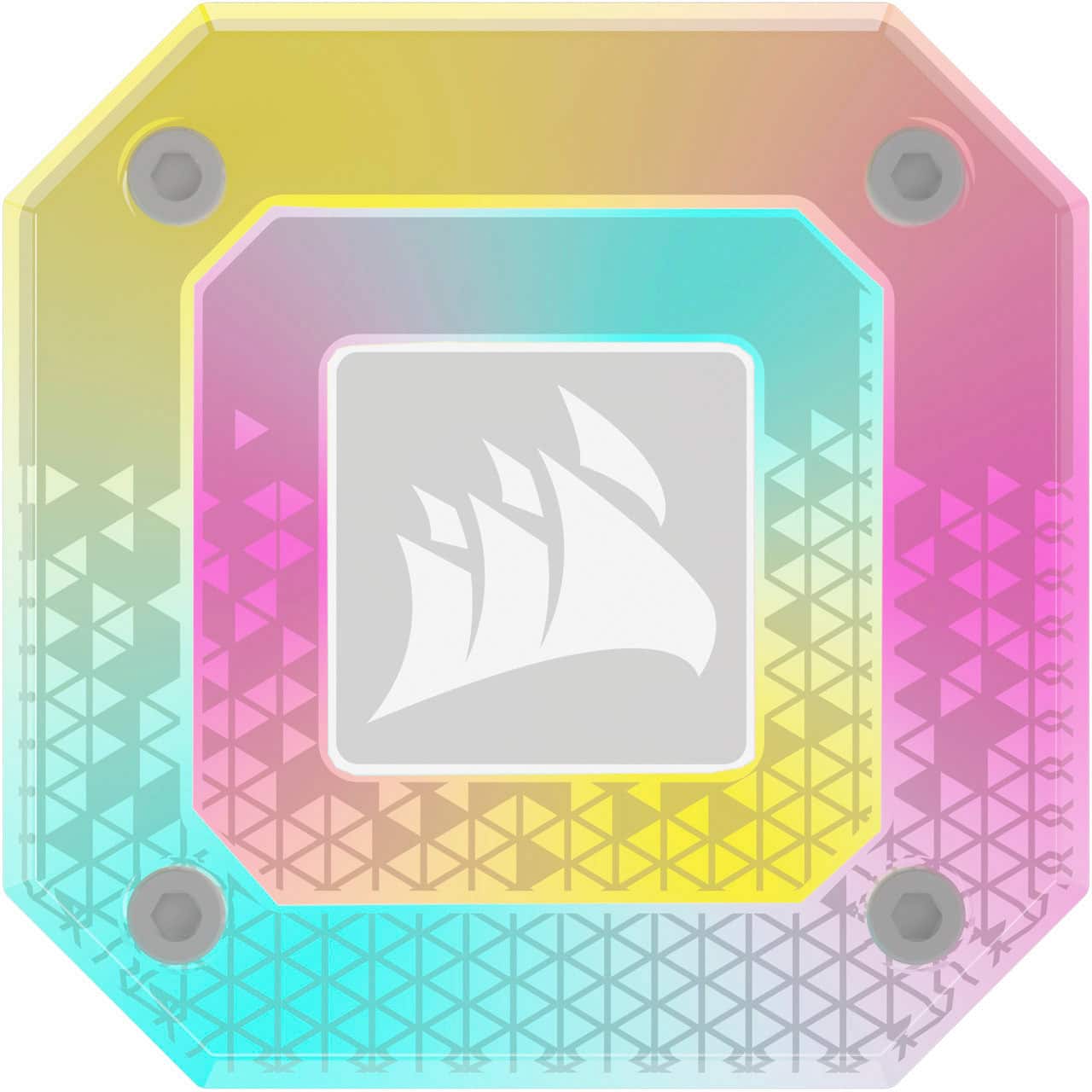 Alt View 13. CORSAIR - iCUE H100i ELITE CAPELLIX XT Liquid CPU Cooler with RGB Lighting - White.