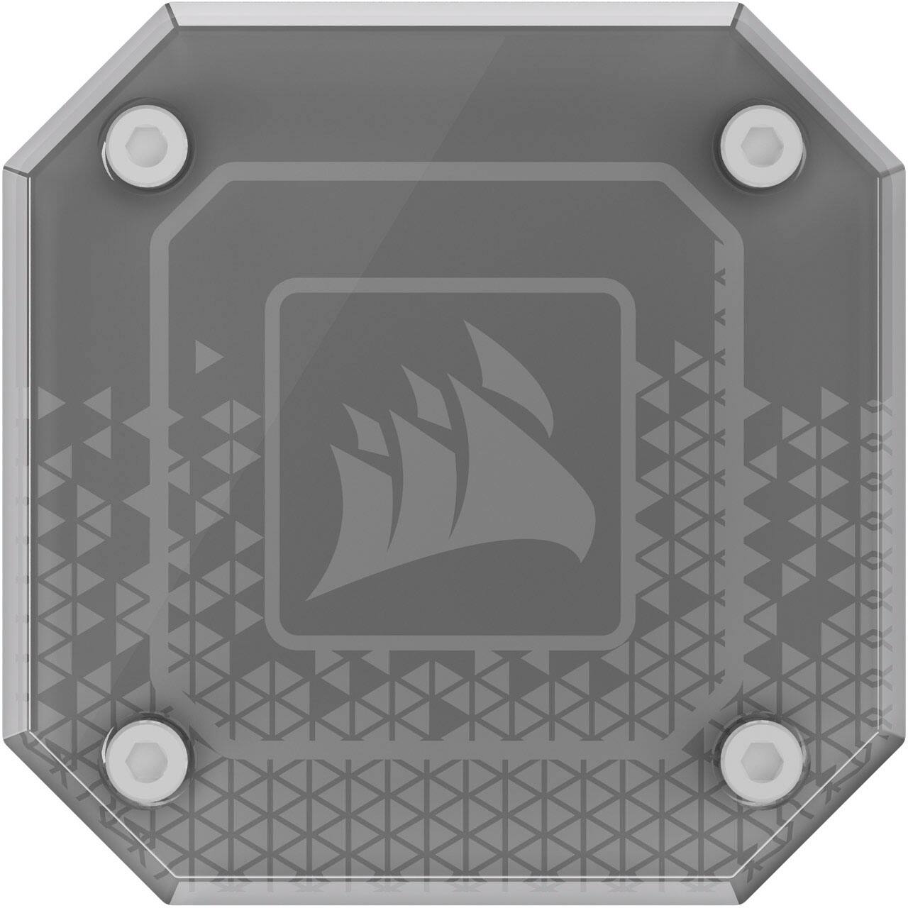 Alt View 18. CORSAIR - iCUE H100i ELITE CAPELLIX XT Liquid CPU Cooler with RGB Lighting - White.