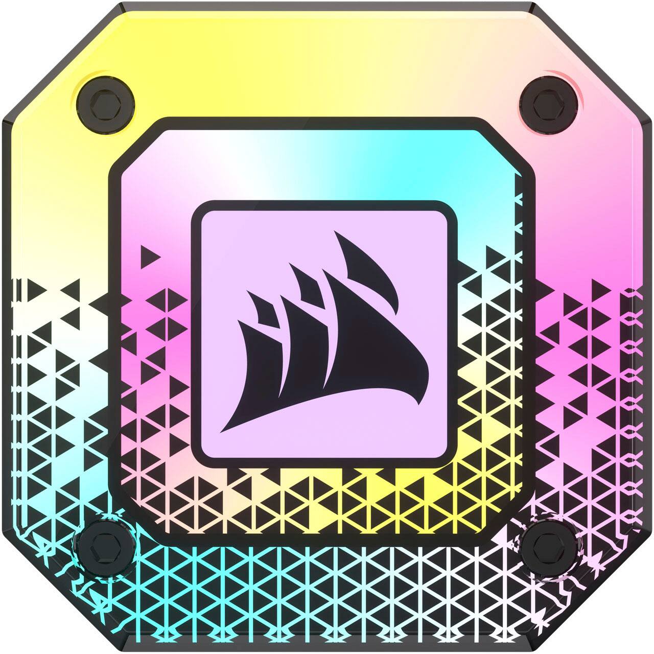 Alt View 13. CORSAIR - iCUE H150i ELITE CAPELLIX XT 120mm Fans + 360mm Radiator Liquid Cooling System with ultra-bright CAPELLIX RGB LEDs - Black.