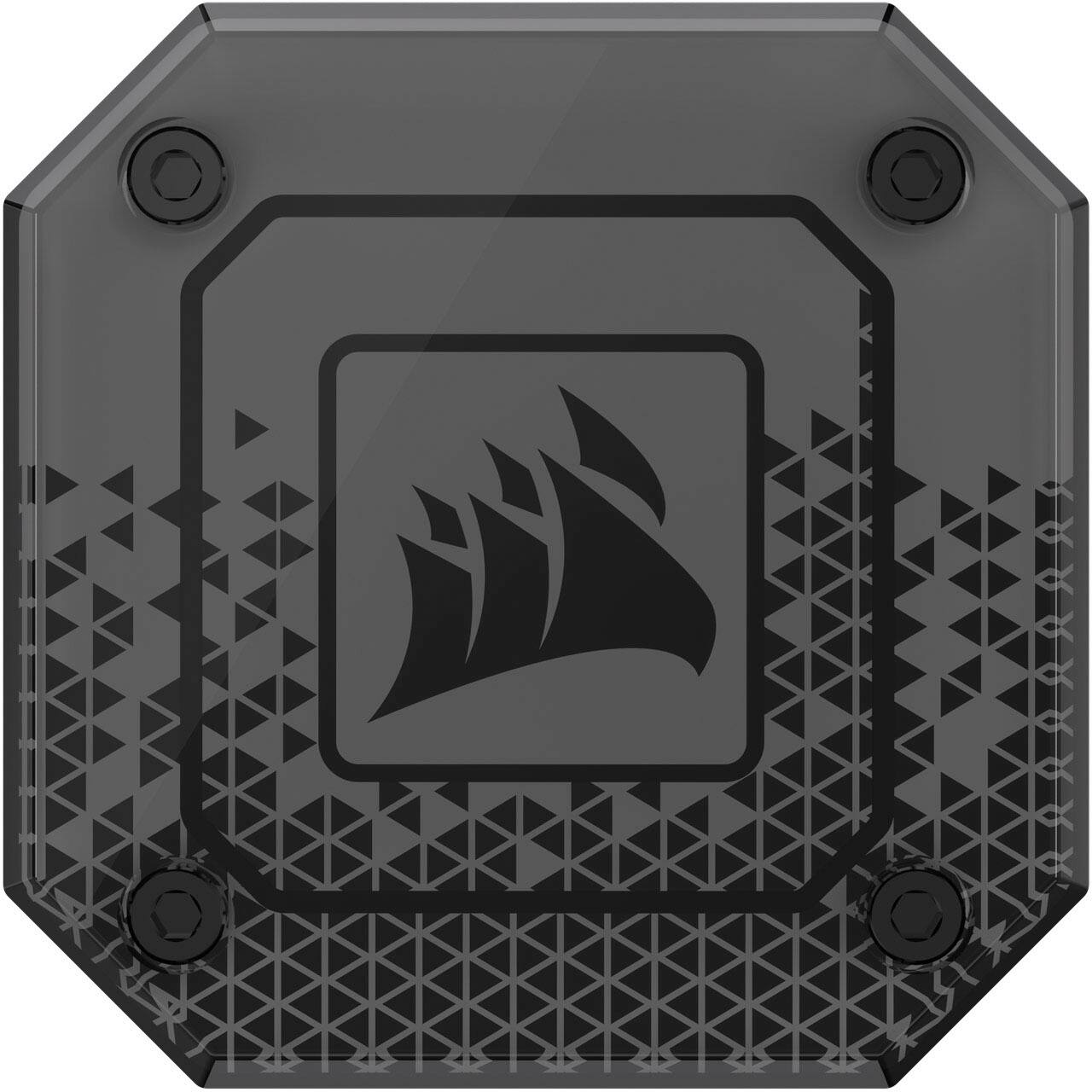 Alt View 18. CORSAIR - iCUE H150i ELITE CAPELLIX XT 120mm Fans + 360mm Radiator Liquid Cooling System with ultra-bright CAPELLIX RGB LEDs - Black.