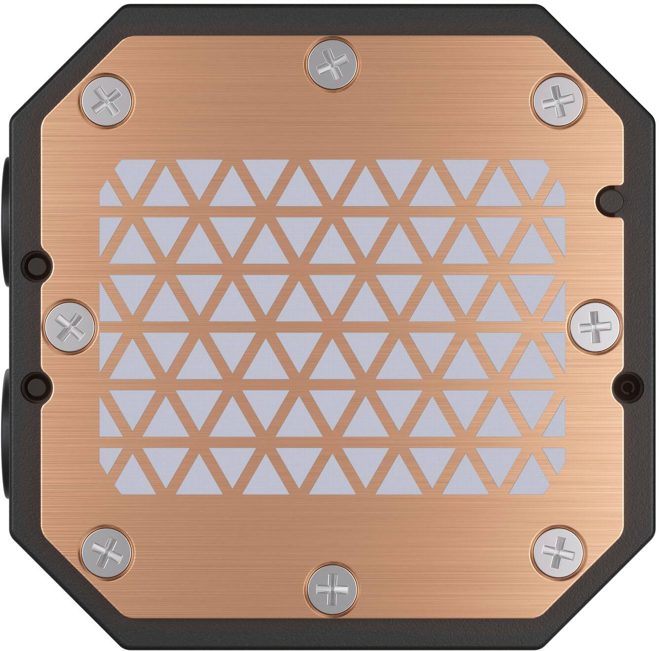 Alt View 19. CORSAIR - iCUE H150i ELITE CAPELLIX XT 120mm Fans + 360mm Radiator Liquid Cooling System with ultra-bright CAPELLIX RGB LEDs - Black.