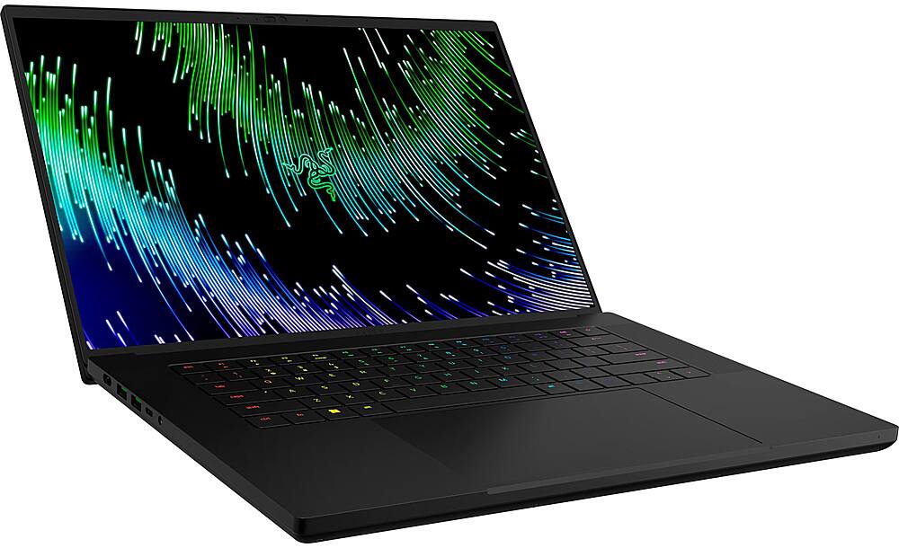 Alt View 7. Razer - Blade 16 - 16'' Gaming Laptop - QHD+ 240 Hz - Intel 24-Core i9-13950HX - NVIDIA GeForce RTX 4060 - 16GB RAM - 1TB SSD - Black.