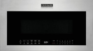 Frigidaire - Professional 1.9 Cu. Ft. Over-the Range Microwave with Air Fry - Stainless steel - Front_Zoom