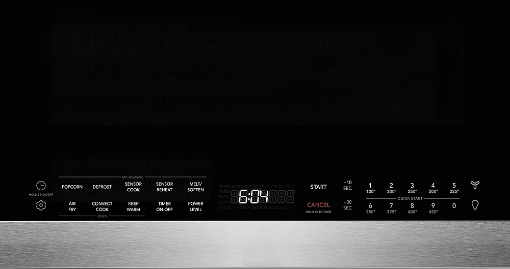 Alt View 12. Frigidaire - Professional 1.9 Cu. Ft. Over-the Range Microwave with Air Fry - Smudge-Proof Stainless Steel.