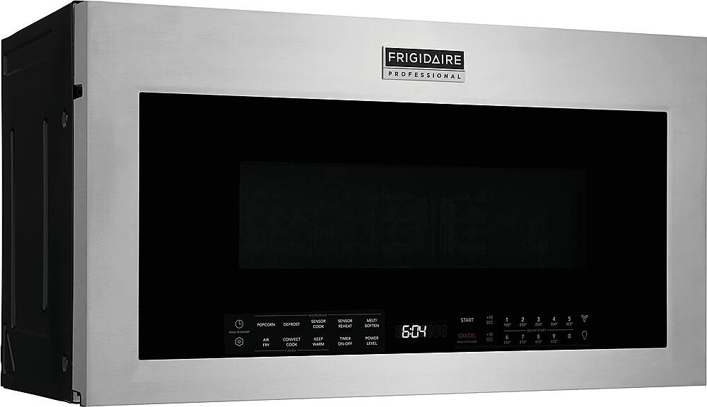 Alt View 14. Frigidaire - Professional 1.9 Cu. Ft. Over-the Range Microwave with Air Fry - Smudge-Proof Stainless Steel.