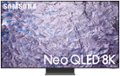 Front. Samsung - 85" Class QN800C Neo QLED 8K Smart Tizen TV - Titan Black.