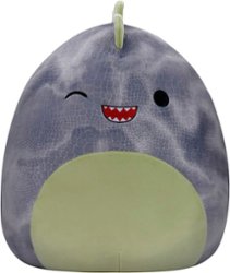 Jazwares - Squishmallows 16" Plush - Grey T-Rex W/Mint Belly - Xander - Front_Zoom