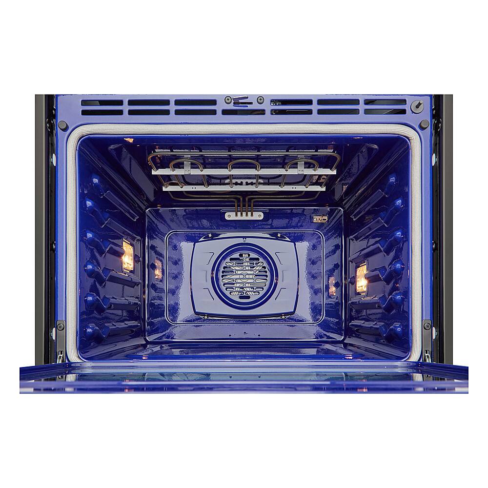 Alt View 17. LG - 30" Smart Built-In Electric Convection Double Wall Oven with Air Fry - Black Stainless Steel.