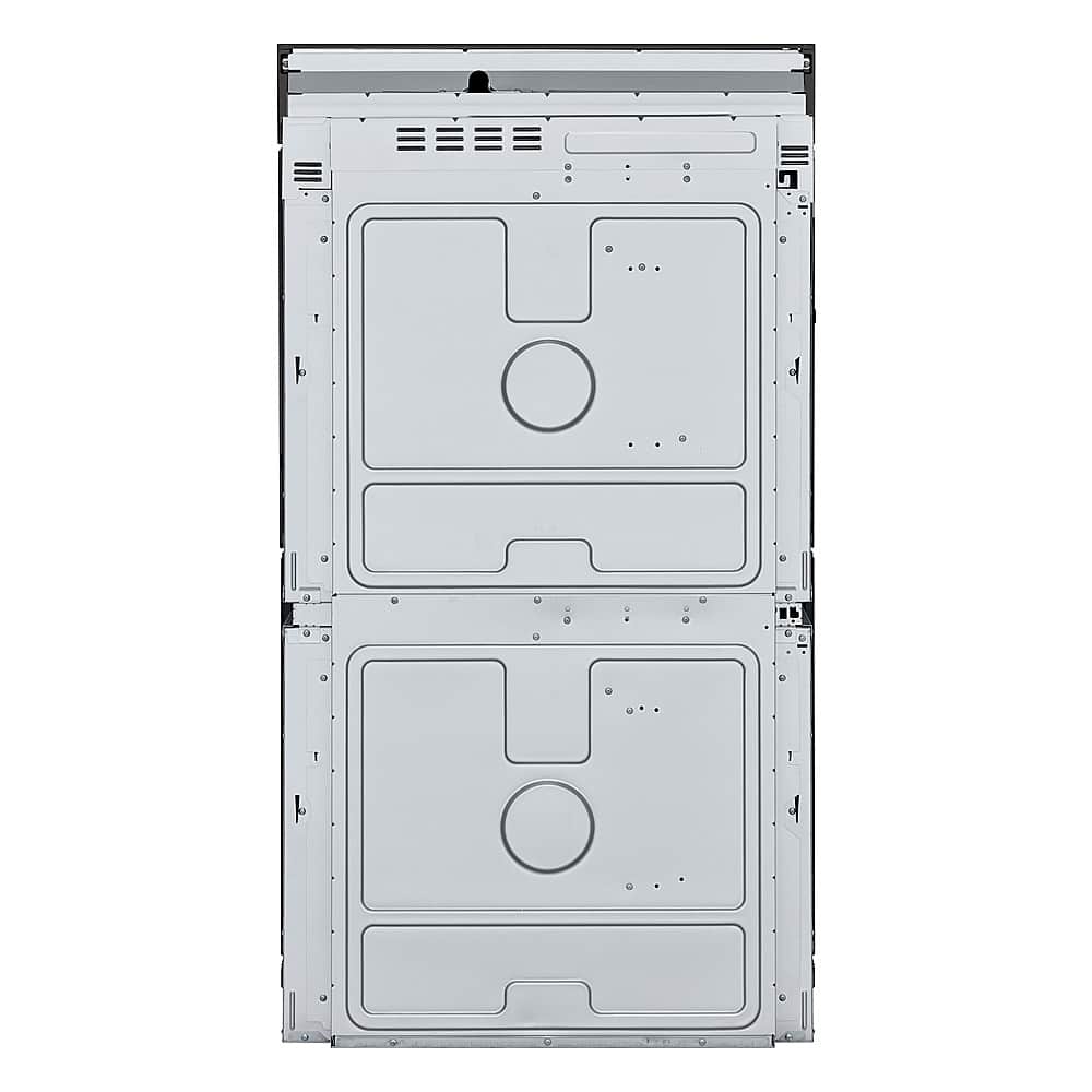 Alt View 22. LG - 30" Smart Built-In Electric Convection Double Wall Oven with Air Fry - Black Stainless Steel.