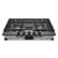 Angle. LG - 30" Built-In Gas Cooktop with 5 Burners and EasyClean - Black Stainless Steel.