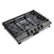 Alt View 12. LG - 30" Built-In Gas Cooktop with 5 Burners and EasyClean - Black Stainless Steel.