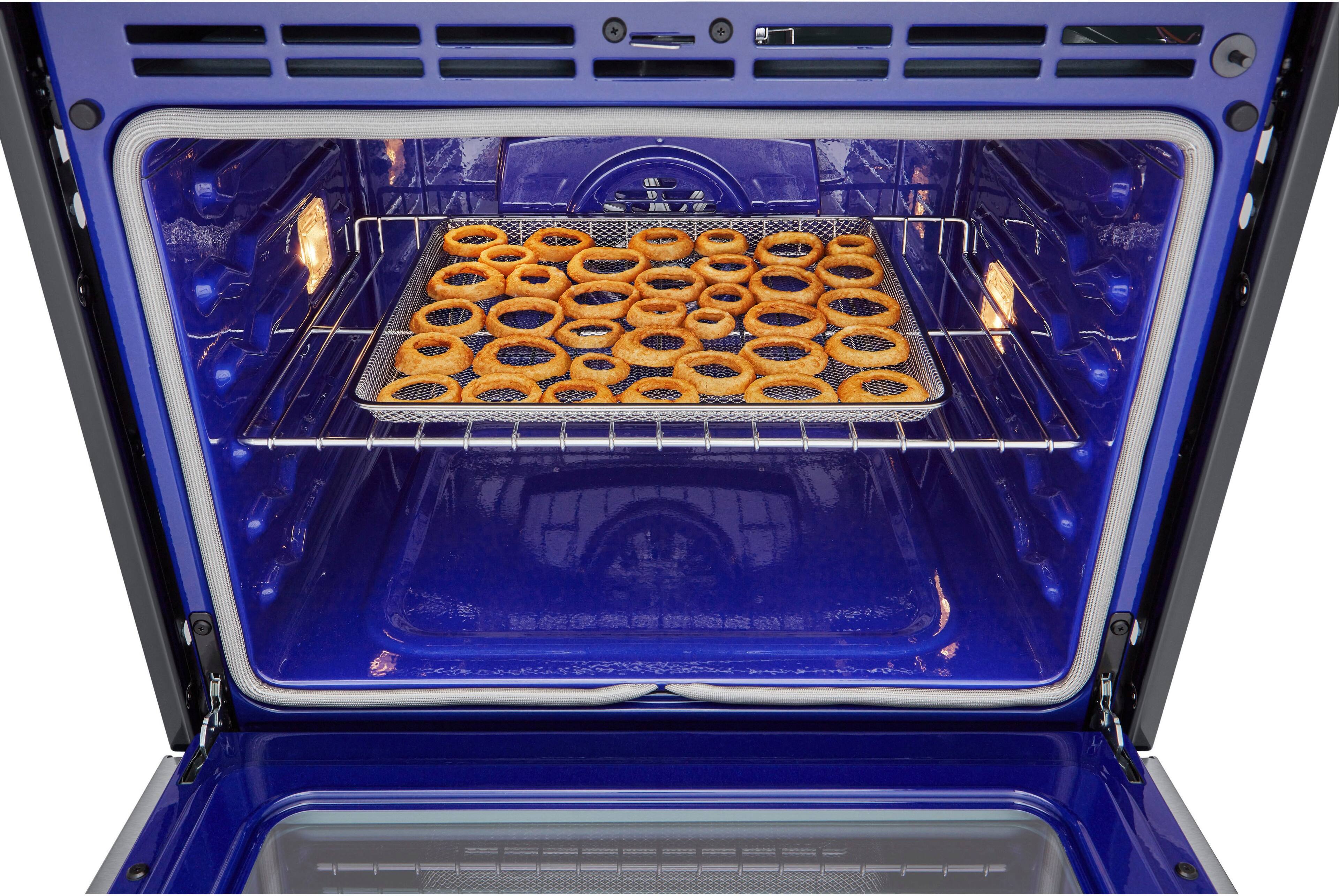 Alt View 20. LG - 30" Smart Built-In Single Electric Convection Wall Oven with Air Fry - Stainless Steel.