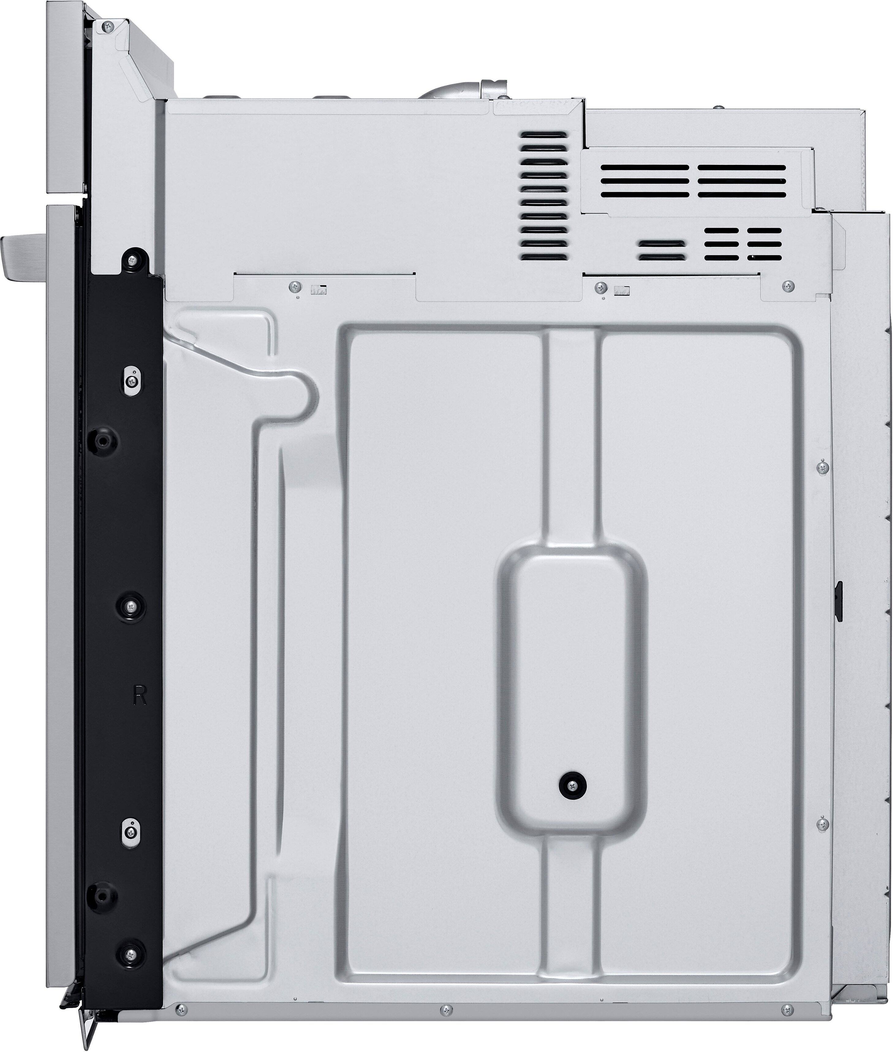 Alt View 21. LG - 30" Smart Built-In Single Electric Convection Wall Oven with Air Fry - Stainless Steel.