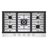 LG - 36-in Wide Built-In Smart Gas Cooktop with 5 Burners and EasyClean - Stainless Steel