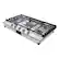 Alt View 13. LG - 36" Built-In Smart Gas Cooktop with 5 Burners and EasyClean - Stainless Steel.