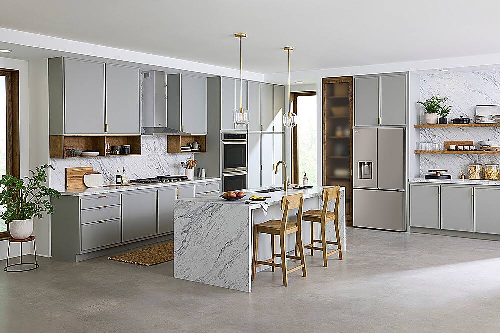 Alt View 31. LG - 36" Built-In Smart Gas Cooktop with 5 Burners and EasyClean - Stainless Steel.